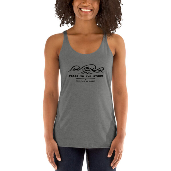 Peace In The Storm - Women's Racerback Tank - Image 5