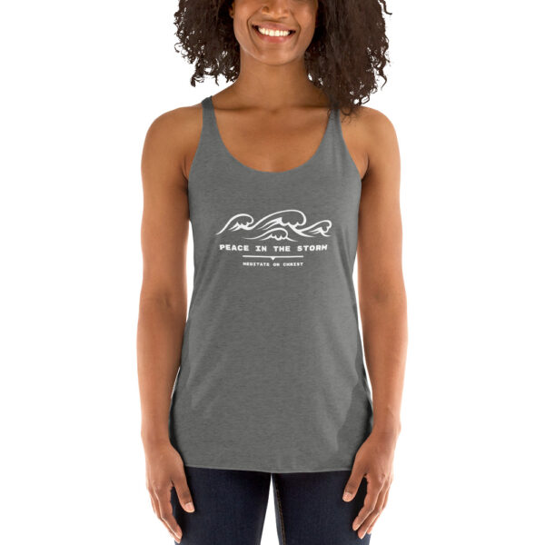 Peace In The Storm - Women's Racerback Tank - Image 9