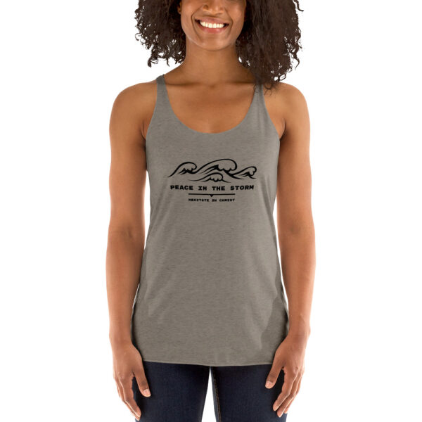 Peace In The Storm - Women's Racerback Tank - Image 6