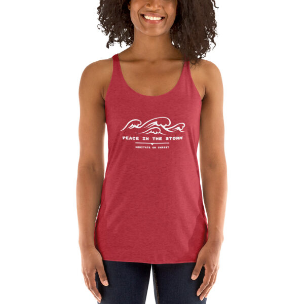 Peace In The Storm - Women's Racerback Tank - Image 6