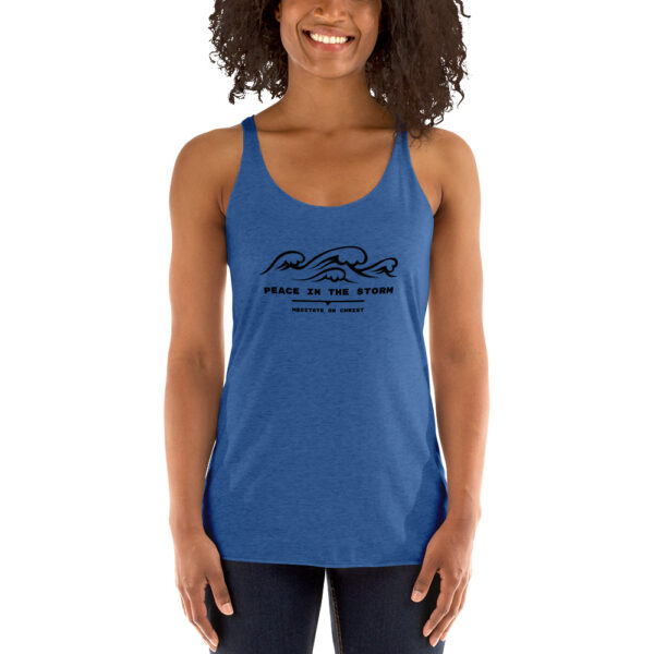 Peace In The Storm - Women's Racerback Tank - Image 4