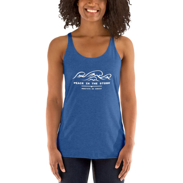 Peace In The Storm - Women's Racerback Tank - Image 8